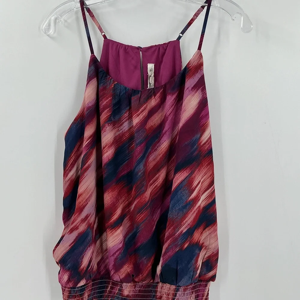 Nine Britton Ashby Smocked top in magenta. New small - Picture 7 of 10